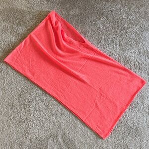 Alashan Coral Scarf Cashmere Wrap Top/Dress Topper- Bright